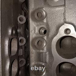 Pair Small Block Chevy 492 Angle Plug Over The Counter Heads. Bare