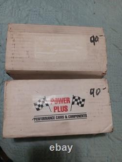 Pair Small Block Chevy 492 Angle Plug Over The Counter Heads. Bare