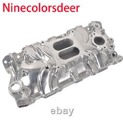 Performer EPS Aluminum Intake Manifold For Small Block Chevy 305 327 383Polished