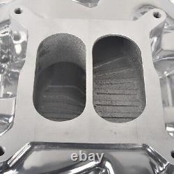 Performer EPS Aluminum Intake Manifold For Small Block Chevy 305 327 383Polished