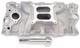 Performer EPS Intake Manifold with Oil Fill Tube for 1955-86 Small Block Chevy