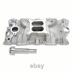 Performer EPS Intake Manifold with Oil Fill Tube for 1955-86 Small Block Chevy