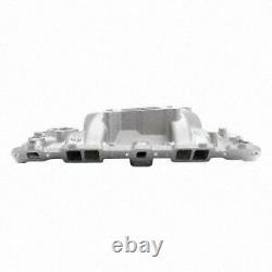 Performer EPS Intake Manifold with Oil Fill Tube for 1955-86 Small Block Chevy