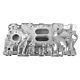 Polished Aluminum Intake Manifold For Small Block Chevy 305 327 350 383 55-86