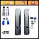 Polished Aluminum Retro Finned Valve Covers & Gaskets for Small Block Chevy 283