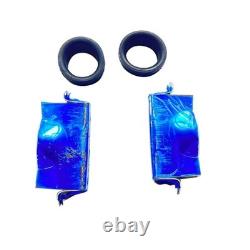 Polished Aluminum Retro Finned Valve Covers & Gaskets for Small Block Chevy 283