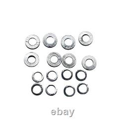 Polished Aluminum Retro Finned Valve Covers & Gaskets for Small Block Chevy 283