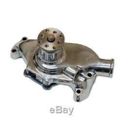 Polished Aluminum Short Water Pump For SBC Small Block Chevy 283 327 350