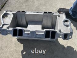 Polished Weiand 2x4 Dual Quad SBC Small Block Chevy Tunnel Ram