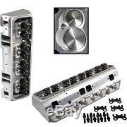 Precision Race Cylinder Heads Small Block Chevy with. 550 Lift Springs SBC 350 383