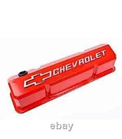ProForm Small Block Chevy Orange Chevrolet Tall Valve Covers 141-924 USA Only