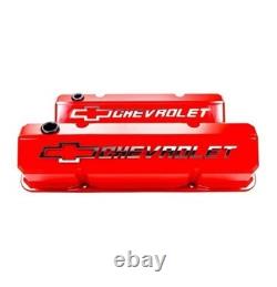 ProForm Small Block Chevy Orange Chevrolet Tall Valve Covers 141-924 USA Only