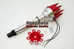 Pro Billet CNC Body Electronic Distributor Small Big Block Chevy SBC BBC No-Coil