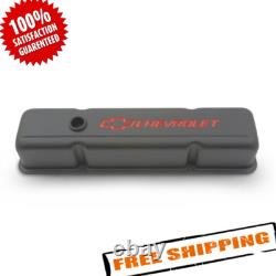 Proform 141-751 Black Tall Valve Covers for 55-86 Chevy Small Block 262-400 V8