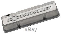 Proform 141-939 Slant Edge Valve Covers Small Block Chevy Raw Cast Aluminum