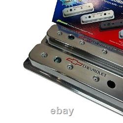 Proform Valve Covers Polished 141-130 Die Cast Chevy Small Block READREAD