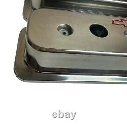 Proform Valve Covers Polished 141-130 Die Cast Chevy Small Block READREAD