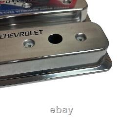 Proform Valve Covers Polished 141-130 Die Cast Chevy Small Block READREAD