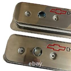 Proform Valve Covers Polished 141-130 Die Cast Chevy Small Block READREAD