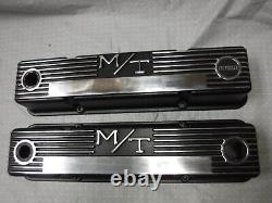 RESTORED Mickey Thompson M/T Small Block Chevy Aluminum Valve Covers 140R-5 SS