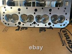 RHS Aluminum cylinder heads for Small Block Chevy with Valve Covers