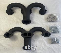 Ram Horn Cast Iron Exhaust Manifold Headers For Small Block Chevy 305 327 350