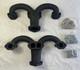 Ram Horn Cast Iron Exhaust Manifold Headers For Small Block Chevy 305 327 350