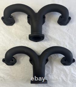 Ram Horn Cast Iron Exhaust Manifold Headers For Small Block Chevy 305 327 350