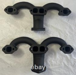 Ram Horn Cast Iron Exhaust Manifold Headers For Small Block Chevy 305 327 350