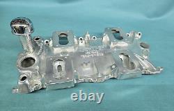 Rare Man-a-fre 4 Duece 4x2 Small Block Chevy Intake Manifold Sbc Hot Rat Rod