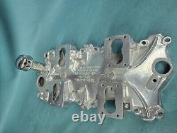 Rare Man-a-fre 4 Duece 4x2 Small Block Chevy Intake Manifold Sbc Hot Rat Rod