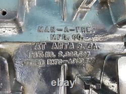Rare Man-a-fre 4 Duece 4x2 Small Block Chevy Intake Manifold Sbc Hot Rat Rod
