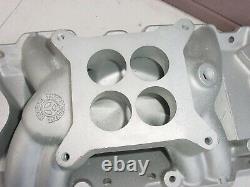 Rare Small Block Chevy Intake Thermodyne Driver Air Gap Holley or Edelbrock Carb