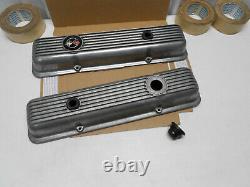 Real 1971 1972 Corvette 350 Lt1 71 72 Camaro Z28 Orig Gm Aluminum Valve Covers