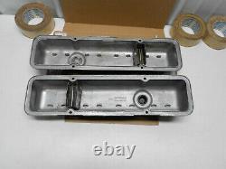 Real 1971 1972 Corvette 350 Lt1 71 72 Camaro Z28 Orig Gm Aluminum Valve Covers