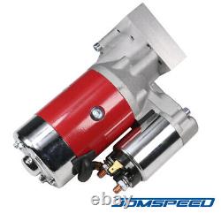 Red High Torque Mini Starter For Small & Big Block Chevy 153 168 Tooth