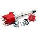 Red Small Big Block Chevy Pro Billet Distributor SBC BBC 350 454 Vacuum Advance