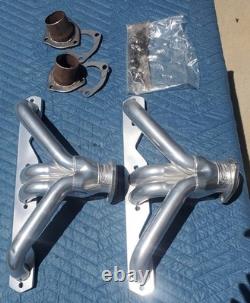 SAVE MONEY Sanderson Small Block Chevy Jet Hot Coated Block Hugger Headers