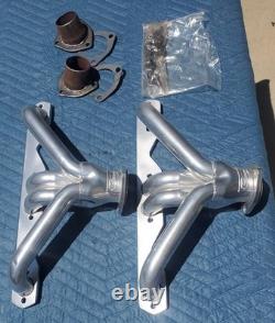 SAVE MONEY Sanderson Small Block Chevy Jet Hot Coated Block Hugger Headers