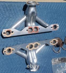 SAVE MONEY Sanderson Small Block Chevy Jet Hot Coated Block Hugger Headers
