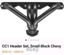SAVE MONEY Sanderson Small Block Chevy Jet Hot Coated Block Hugger Headers