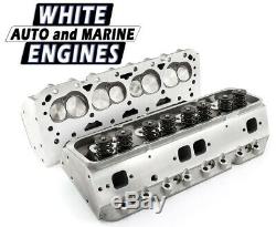 SBC 200/64cc ASSEMBLED ALUMINUM CYLINDER HEADS FOR HYD ROLLER CAM WAM-274