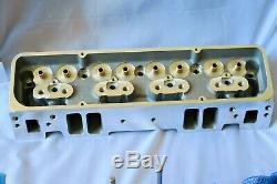 SBC 205cc X 64cc Bare Aluminum Cylinder Heads. RPC SB400S With Parts. NEW