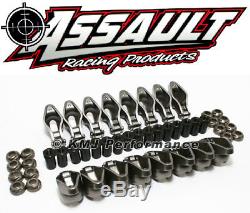SBC 327 350 400 Small Block Chevy Roller Tip Rockers 1.5 Ratio 7/16 with Polylocks