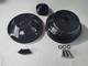 SBC 350 Chevy Small Block Black Aluminum Pulley Kit Long Water Pump LWP with Bolts