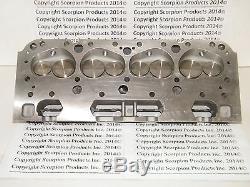 SBC Aluminum Heads 220cc/64cc Runners Small Block Chevy 350 383 FREE SHIPPING