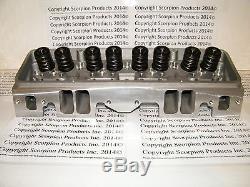 SBC Aluminum Heads 220cc/64cc Runners Small Block Chevy 350 383 FREE SHIPPING