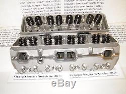 SBC Aluminum Heads 220cc Runners Small Block Chevy 350 383 400 FREE SHIPPING