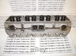 SBC Aluminum Heads 220cc Runners Small Block Chevy 350 383 400 FREE SHIPPING