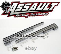 SBC Billet Aluminum Retro Finned Spark Plug Wire Looms Small Block Chevy